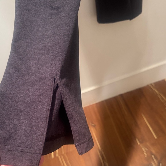 lululemon athletica Dark Gray Leggings. 39” in length and open sides. - Picture 3 of 11